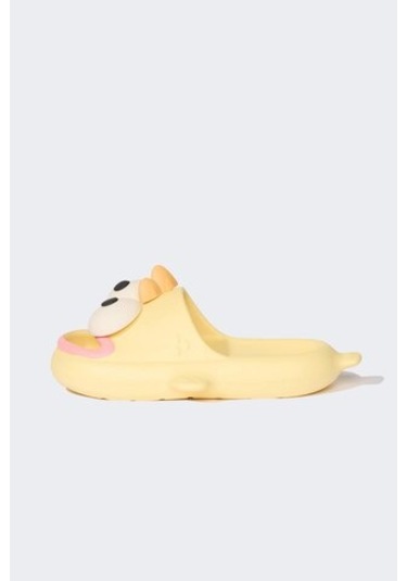 DeFacto Kız Çocuk Düz Taban Eva Terlik D8846A825SMYL76 Sarı