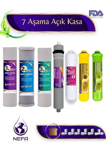 Tüm Açık Kasalar Ve İhlas Aura -compact- Uyumlu 7'li Filtre Seti