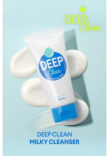 Hassas Ciltler İçin Cilt & Makyaj Temizleme Sütü A'pıeu Deep Clean Cleansing Milk 130ml