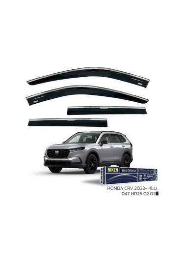 Honda Crv Kromlu Cam Rüzgarlığı Niken 2023+ Sonrası Uyumlu
