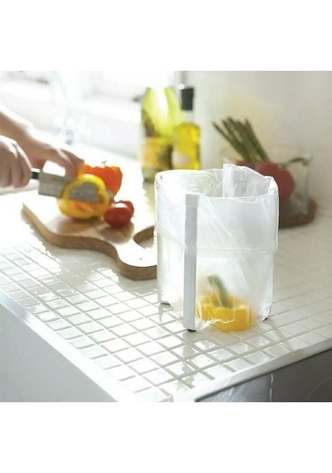 Dancemonkey Yatak Tutucu S Raf, Nordic Kollu Mutfak Katlanabilir Çöp Torbası Beyaz 4 - Vl Çok Renkli