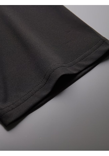 Nevermind Sevgili Kombini Tişört 2 Li Set Unisex Minimal Yüz Baskılı Çift T Siyah