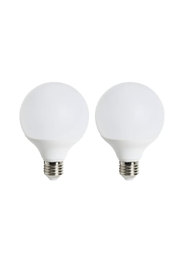 15watt E27 Duylu 6500kelvin Beyaz Işık 1350lümen A Enerji G95 Led Glop Ampul 2 Adet