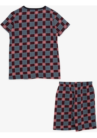 Breeze Kız Çocuk Şortlu Pijama Takımı Ekose Desenli 10-14 Yaş, Karışık Renk-karışık Renk Çok Renkli
