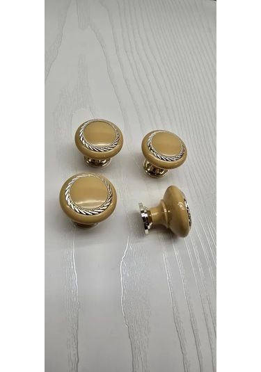 F Furnitura Mobilya Düğmesi 10 Adet 381082687 Kızılağaç