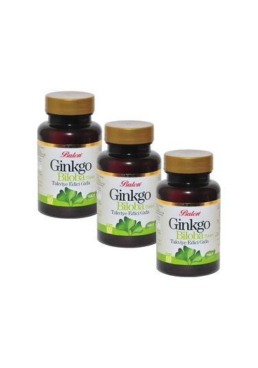 Balen Ginkgo Biloba Tablet  600 MG 60 Kapsül 3 Adet