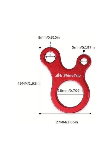 Besthome1 Kolay Ayarlamalar İçin 3 Delikli Tasarımla Yürüyüş Ve Tırmanma İçin 10 Parça Hızlı Düğümleme Karabina Mavi Mavi