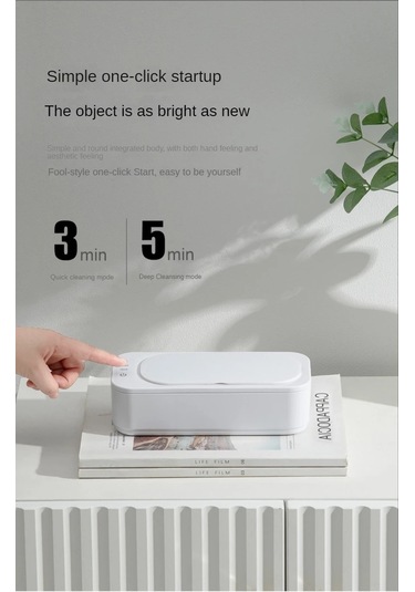 Jialan Zamanlayıcılı Ultrasonik Takı Temizleyici, Gözlük