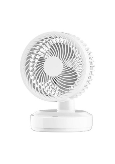 4000 Ma El Fan, Sessiz Rüzgar Gücü Basit Taşınabilir Plastik Fan 22hawp Beyaz