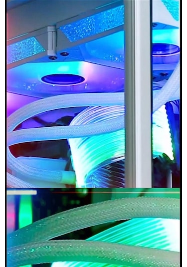 Suntek Uzatma Rgb Kablosu Psu Seti Bilgisayar Pc Beyaz-24pın