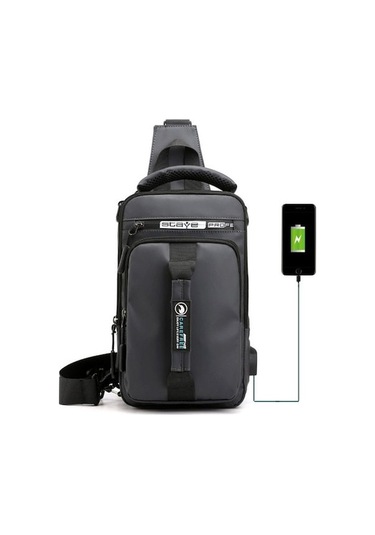 Tenfowee Erkekler İçin Çok Fonksiyonlu Usb Şarjlı Çanta - Tek/çift Omuzlu, Çapraz Askılı, El Tutulu Seyahat Sirt Çantası
