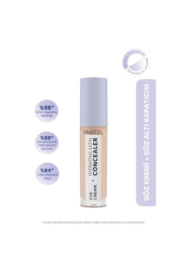 Pastel Eye Cream + Hydrating Satin Concealer 61 Vanilla