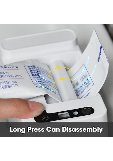 Sones Akıllı İndüksiyon Diş Macunu Sıkacağı Elektrikli Otomatik Diş Macunu Dağıtıcısı, Özellikler: Pil Gümüş