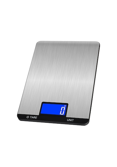 Ximistore9 Usb Şarjlı Hassas Mutfak Terazisi: Lcd Ekran, Dokunmatik Buton, 7 Birim Seçeneği, 10kg Taşıma Kapasitesi Siyah