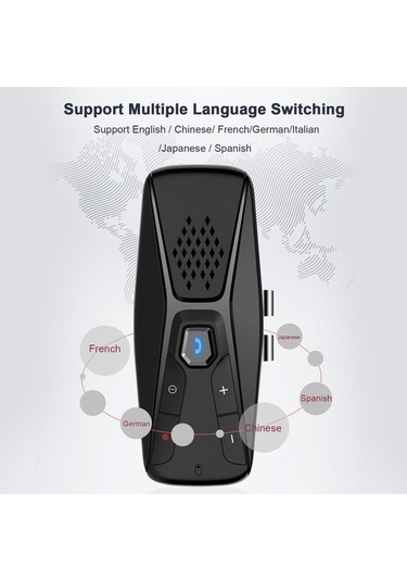 Novahub T823 Kablosuz Araç Hoparlörü: Bluetooth 5.0, 20h Çalışma, Otomatik Kapanma, Çoklu Dil, Siyah