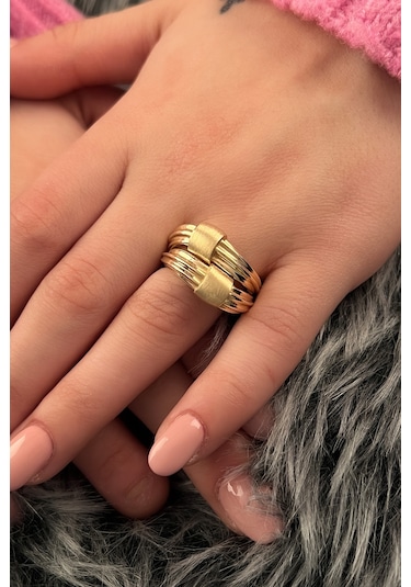 Fiyonk Kuyumculuk 14 Ayar Altın Lumina Yüzük 001