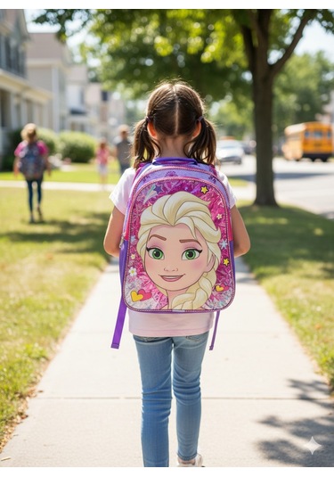 Newbag Kız Elssa Okul ve Folyolu Beslenme Çantası Yeni Sezon