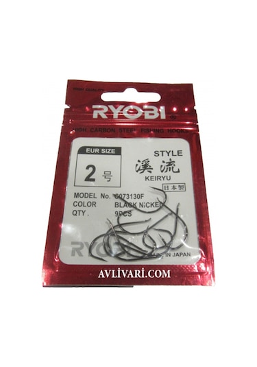 Ryobi High Carbon Keıryu Kanca Çapraz Iğne (Siyah-Nickel)