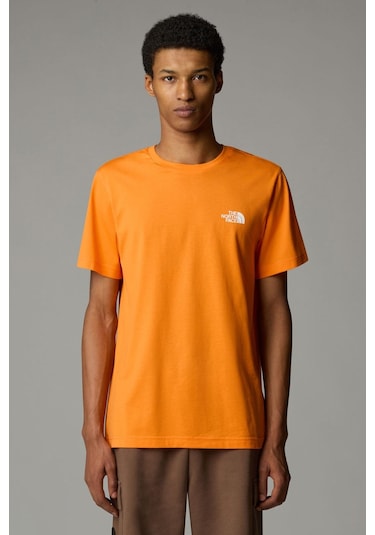 The North Face M Ss Sımple Dome Tee Orange Renkli
