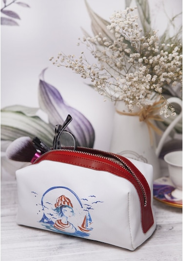 Anemoss Denizci Kız Makyaj Çantası