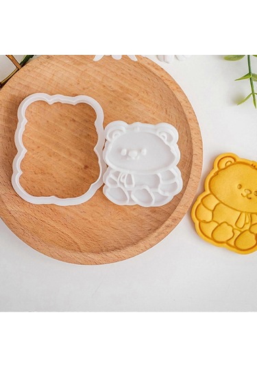 Zarif Ayı Kurabiye Kalıpları Yaratıcı Ayı Şeklinde Pişirme0007 Diğer