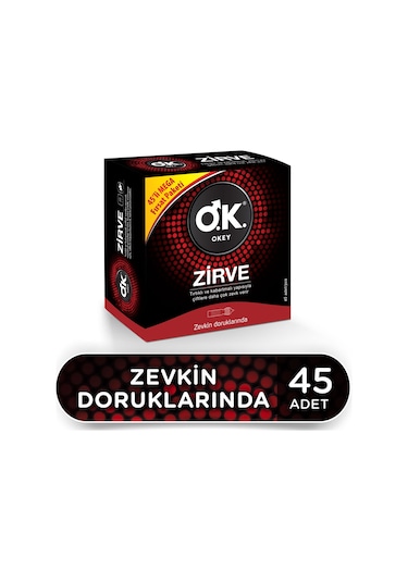 Okey Zirve Prezervatif 45'li