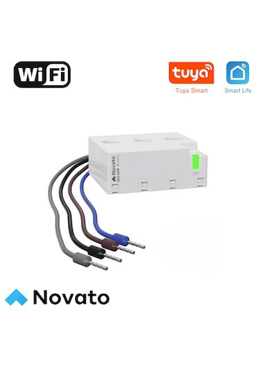Wifi Akıllı Enerji Ölçer - 3 Faz Tuya, Smart Life Uyumlu