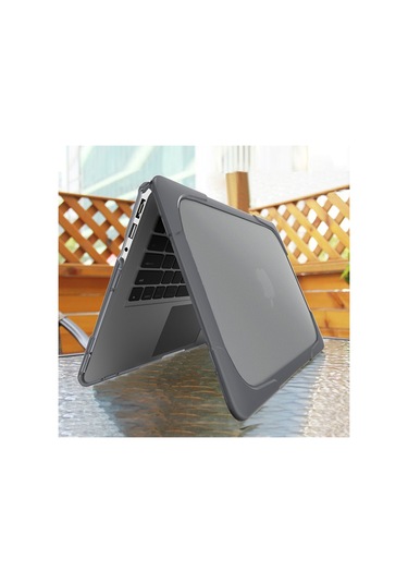 Ally Macbook Air 11.A1370.A1465 Standlı Koruyucu Kılıf Şeffaf