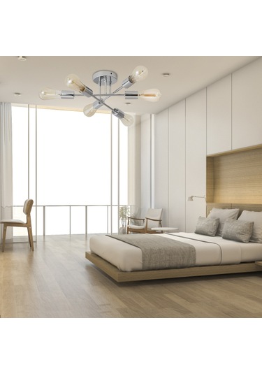 Tomshine 6 Işıklar Yarı Gömme Tavan Lambası Gümüş