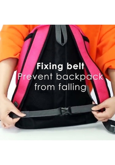 Açık Pet Köpek Taşıma Çantası Ön Çanta Çift Omuz Taşınabilir Seyahat Sırt Çantası Örgü Sırt Çantası Kafa, Boyut: L Gül Kırmızı