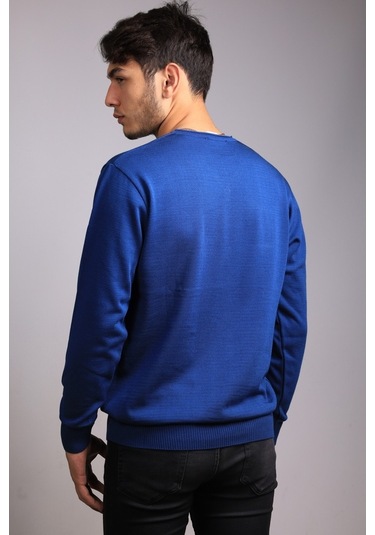 Bearraybon Erkek Triko Kazak Indigo (504887255) İndigo