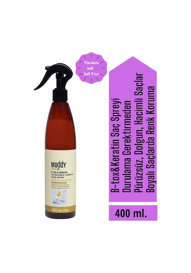 Muddy B-Tox Keratin Incredible Saç Spreyi 400 ML+ B-Toxes Lock II 190 ML