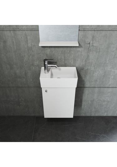 Aqua Bagno Plan Lavabo Beyaz 41x 23 CM