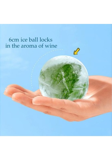 3 Adet Silikon Yuvarlak Buz Küpü Kalıpları Kapaklı Kolay Çıkarılabilir Küre Buz Makinesi Viski Kokteylleri Burbon İçecekler İçin Yavaş Eriyen Küresel Buz Makineleri Çok Renkli