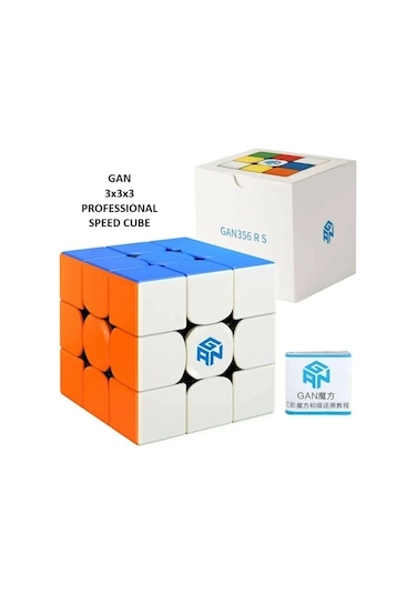 Gan 356 Rs Orjinal Profesyonel Magıc Speed Cube -gan 3x3x3 Rubık Profesyonel Zeka Sabır Küpü