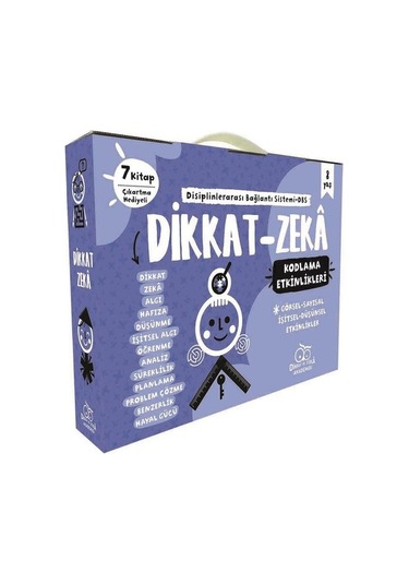 Dikkat Zeka 2.Sınıf Seti-8 Yaş-7 Kitap Takım - Mehmet Türkdoğan - Dikkat ve Zeka Akademisi