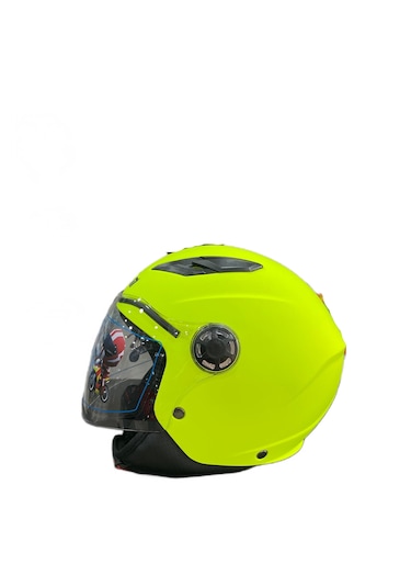 Free-M FR-205 Çocuk Yarım Kask Sarı