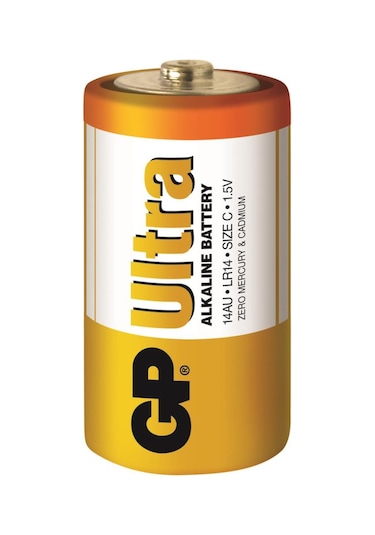 Gp Lr14 Orta Boy Ultra Alkalin Pil 2'li Paket Gp14au U2 C Boy