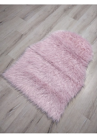 Yamalıhome Peluş Halı Apost Pembe 75x100cm Post Halı