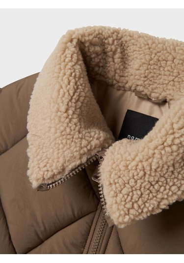 Name It Nkfmelbourne Unisex Çocuk Şişme Ceket 13244631 Bej