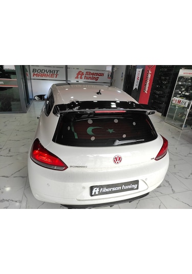 Vw Scirocco 2009-2014 R Cup Spoiler Kısa ----fibersan Tuning