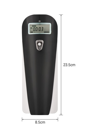 Gajeena Duvar Montajlı Akıllı Kokusu Dağıtıcı - Lcd Ekranlı, 415ml Büyük Kapasite, Otomatik Kokulama, Sterilizasyon Ve Koku Giderici, Pil İle Çalışır Pil Dahil Değil , Siyah Siyah