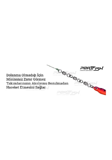 Portfish Bl-1019 Zincir Fırdöndü 3 Lü No:12 - Standart
