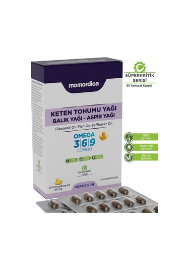 Keten Tohumu Yağı Yumuşak Kapsül - 60 Kapsül