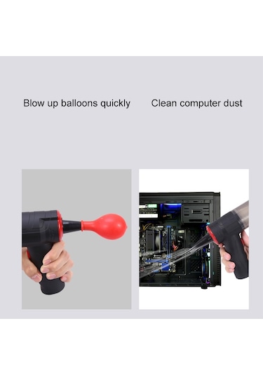 Küçük Araba Üfleme Ve Emme Çift Amaçlı Elektrikli Süpürge Şarj Modeli Süper 16000pa