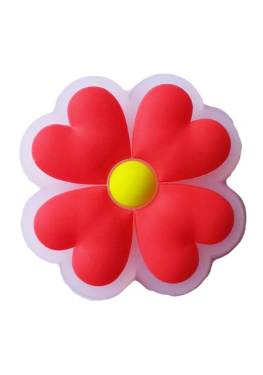 Pros Pro Kırmızı Çiçek Figürü Tekli Titreşim Önleyici H194rd