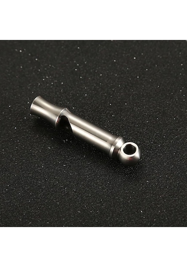 Geeksen Titanyum Düdük - 120db Yüksek Ses, Kamp Ve Spor İçin Taşınabilir Metal Düdük