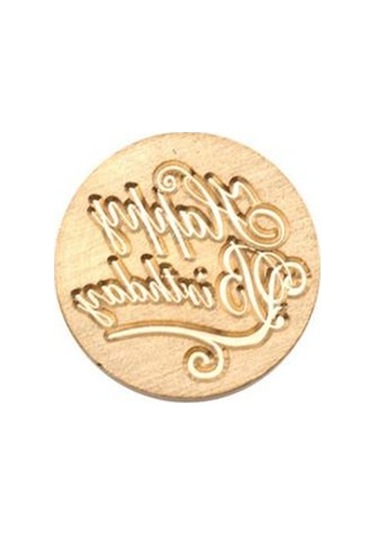 Mektup Damga Mühürü Happy Birthday + 30 Mühür Mumu + Eritme Kaşığ