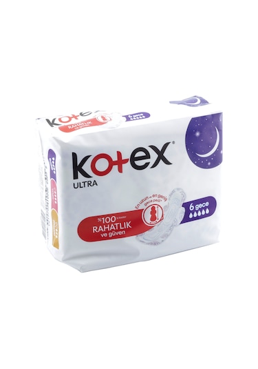 Kotex Ultra Hijyenik Ped Gece 6'lı