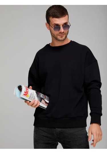 Urban Siyah Y2k Swot Kapüşonlu Süveter 126818522 Siyah